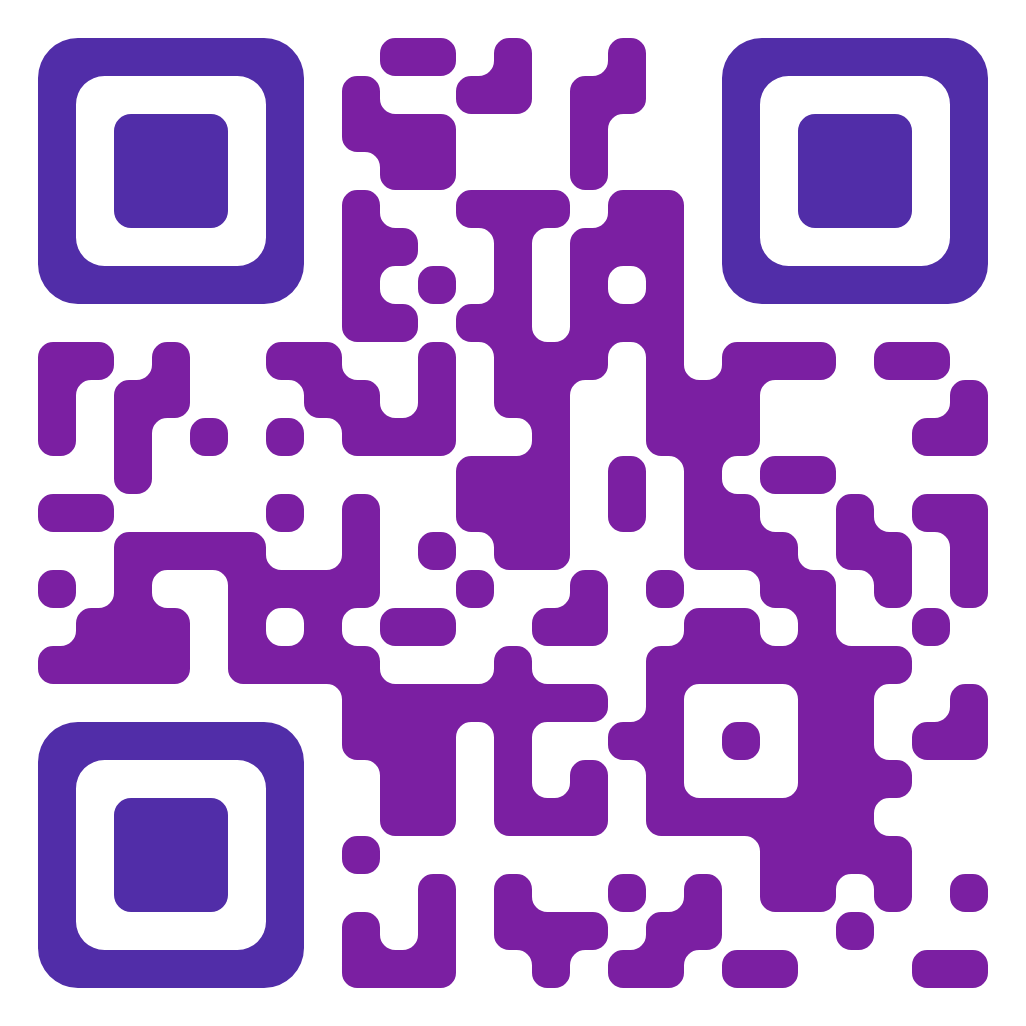 Blue Purple QR Code